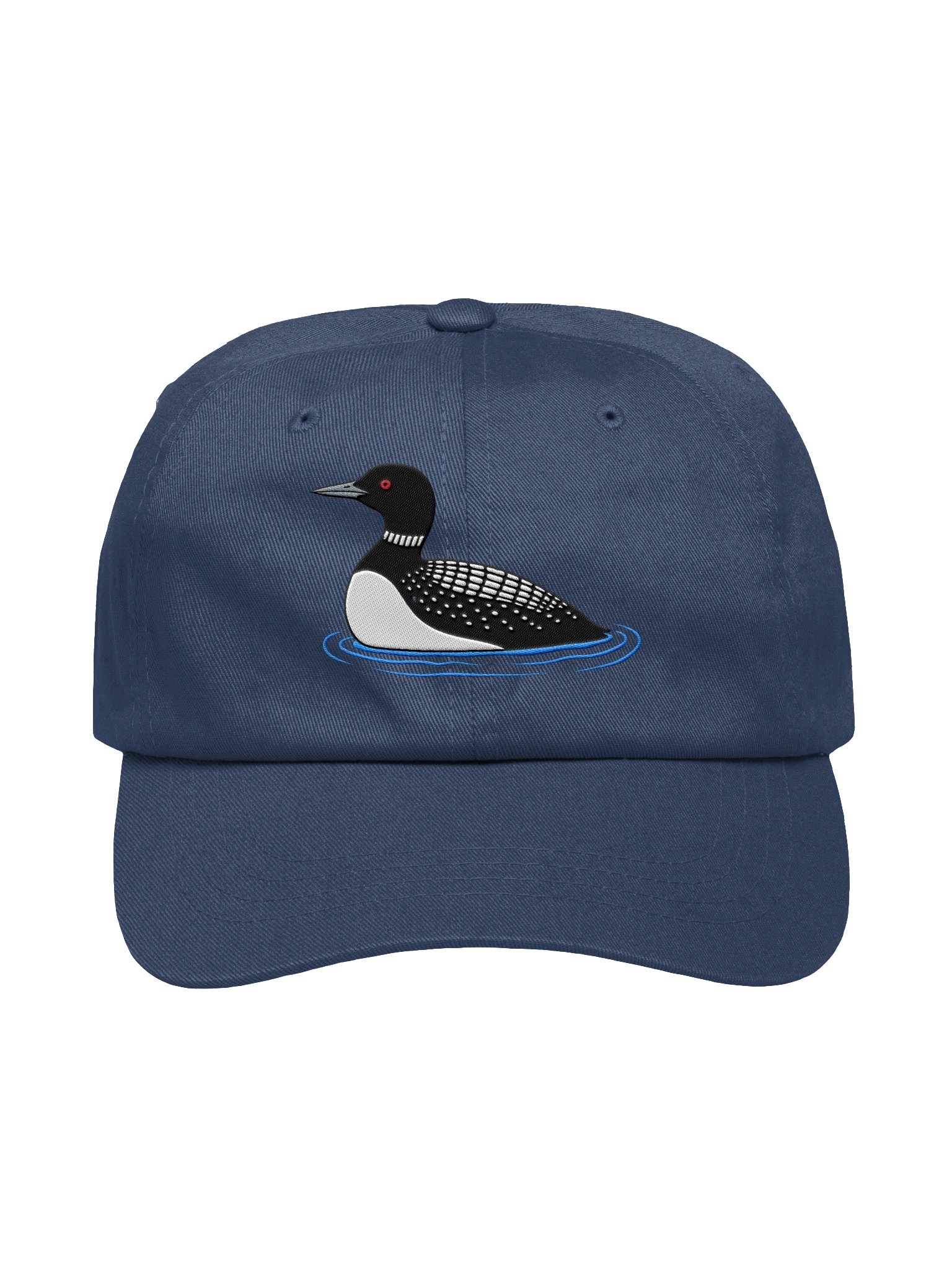Embroidered Loon Dad Hat | Bird Lover Cap product image (1)