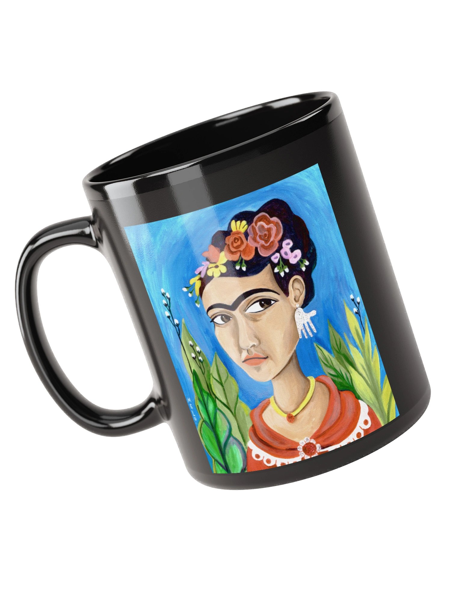 Frida Kahlo Hand Earring MUG product image (3)