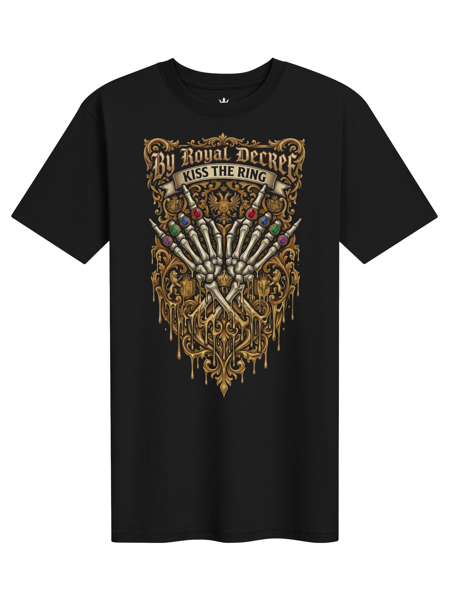 By Royal Decree - Kiss the Ring Royal Tee Black product image (1)