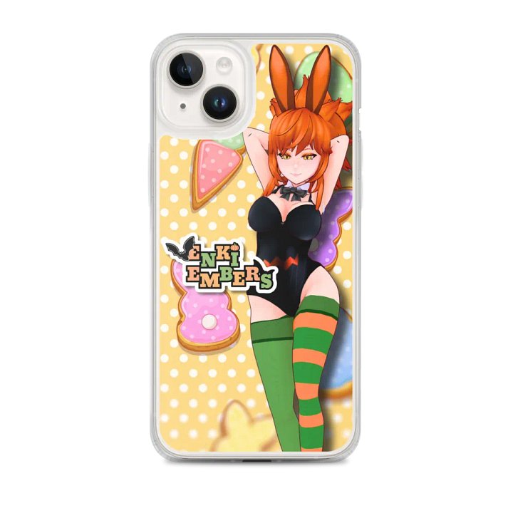 Enki Embers Anime Bunny Clear Case product image (1)