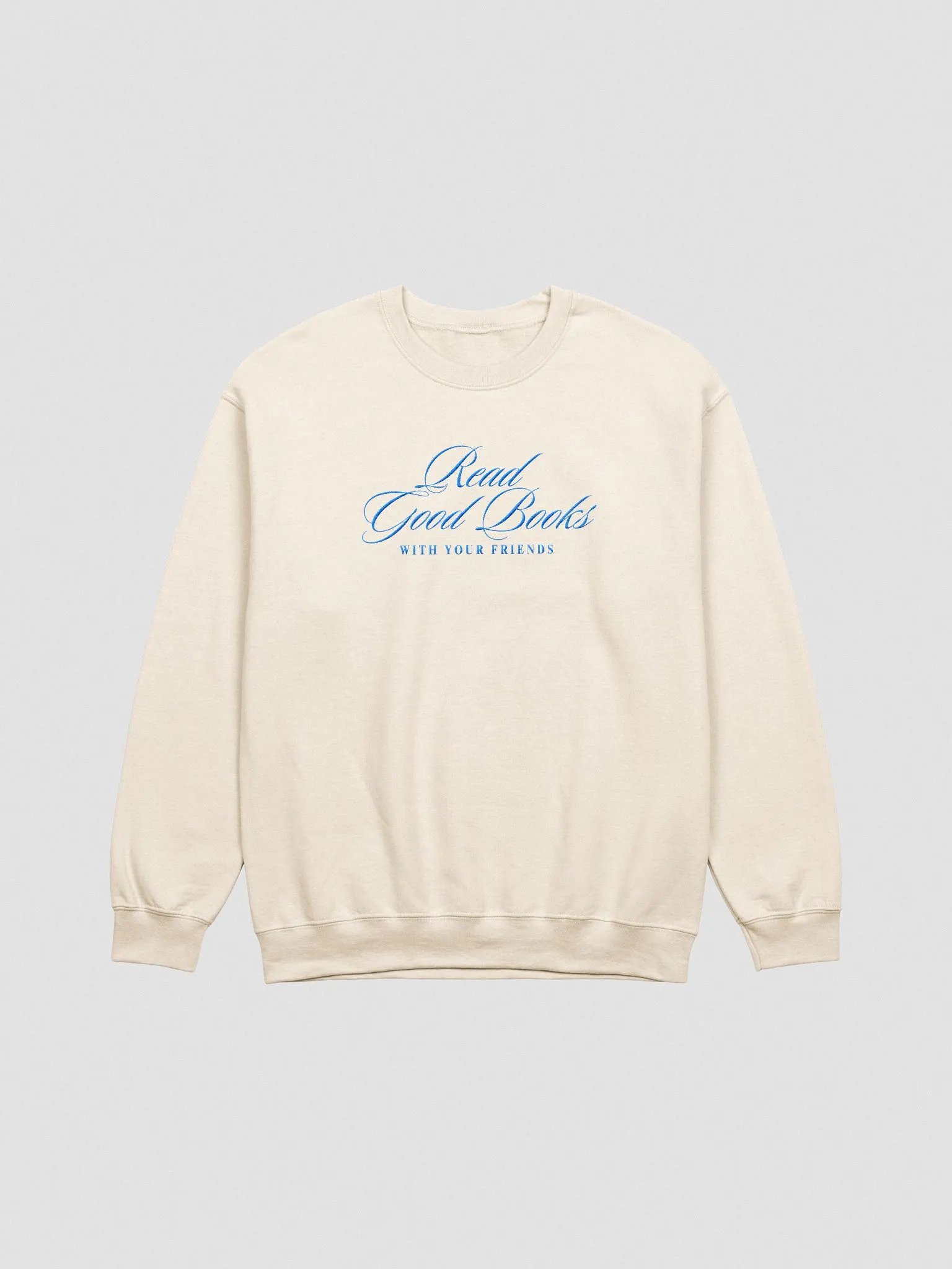Read Good Books (Script) | Embroidered Crewneck product image (2)