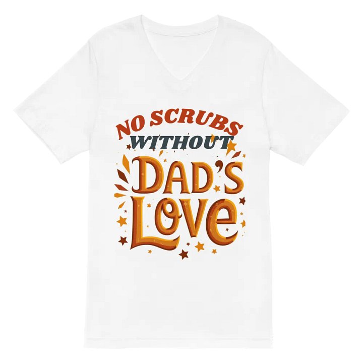 No scrubs without Dad's Love V-Neck Tee product image (6)