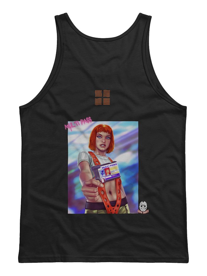 MULTI-PASS — FIFTH ELEMENT DROP - TANKTOP/SINGLET #1 - Avail in ALL colors product image (2)