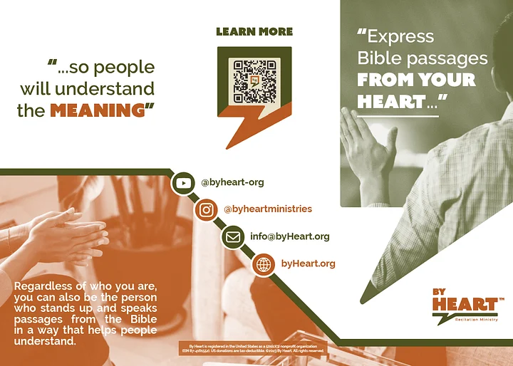By Heart Brochure - English product image (1)