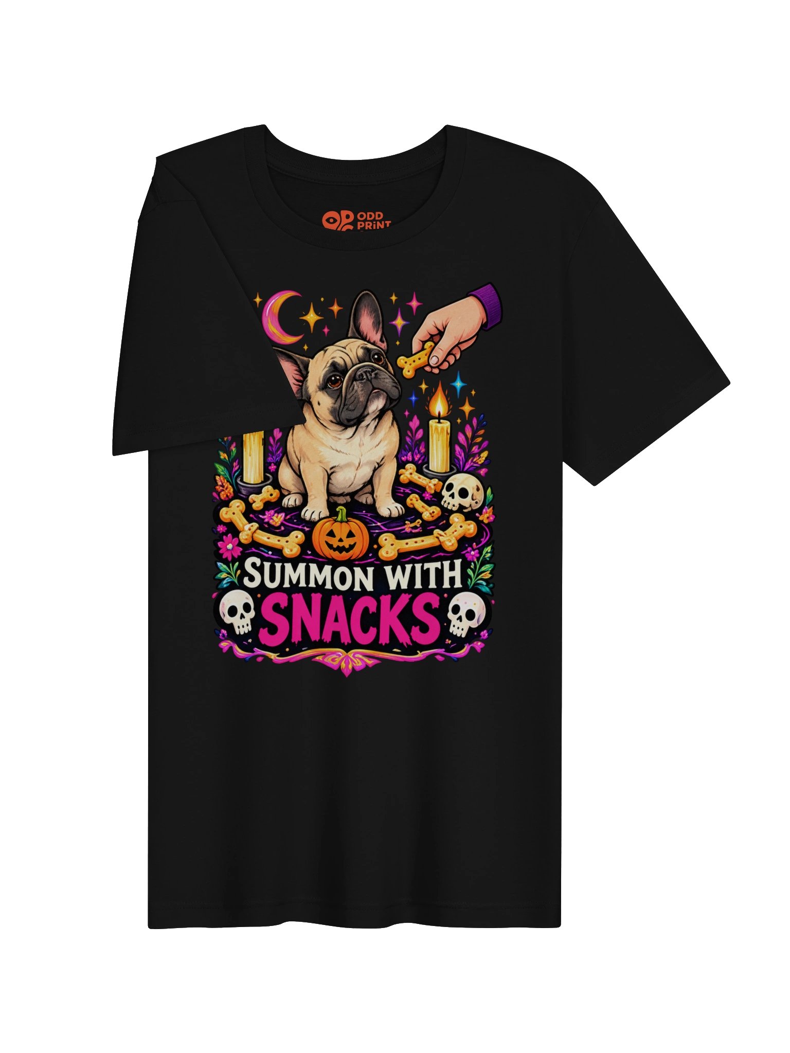 French Bulldog Halloween T-Shirt – Summon With Snacks product image (7)
