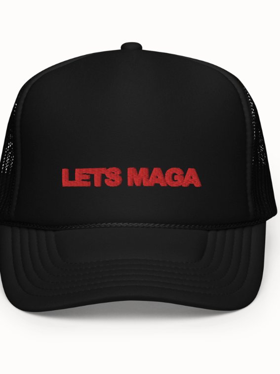 LETS MAGA (RED) Foam Trucker Hat product image (1)