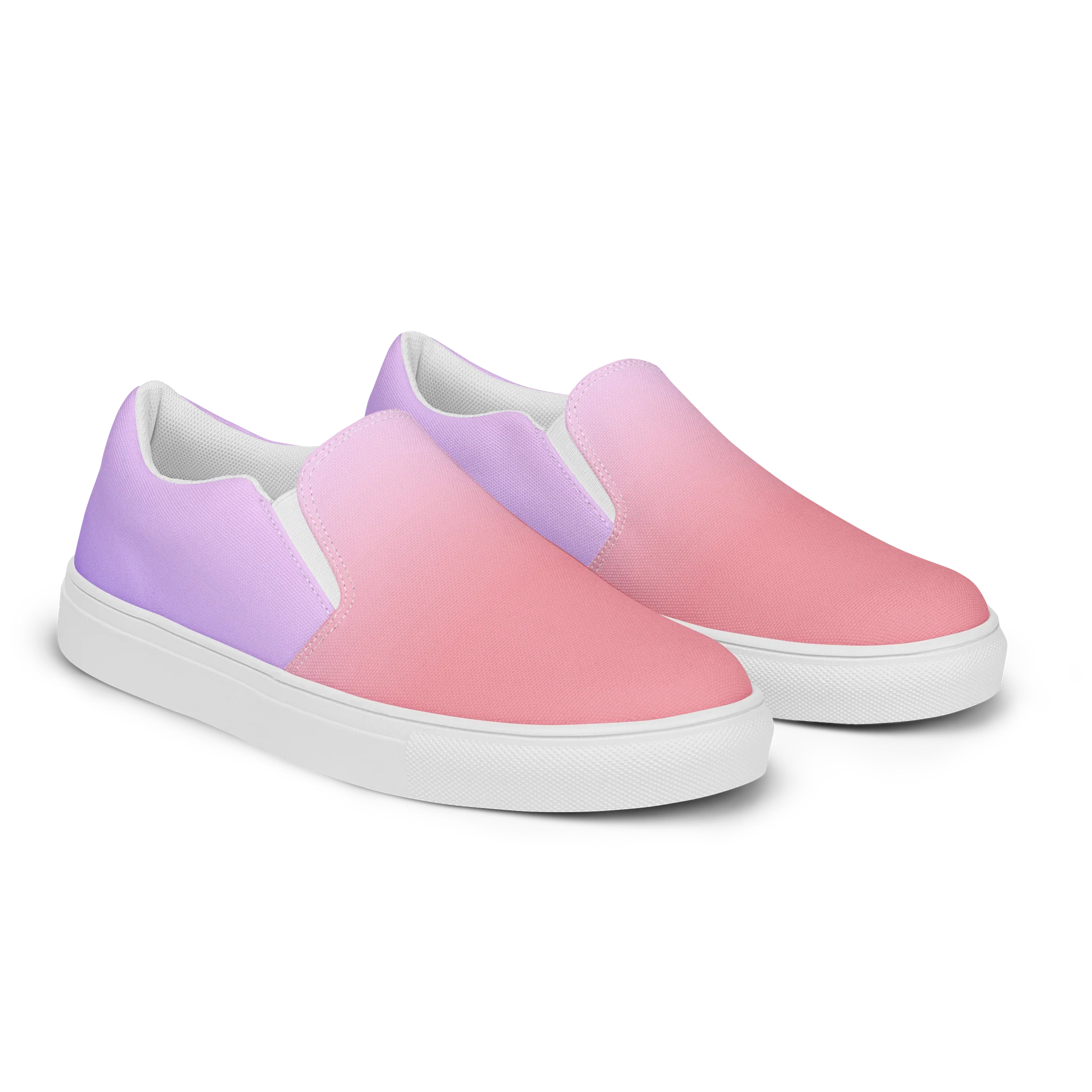 Coral Lavender Gradient Slip-On Shoes product image (2)
