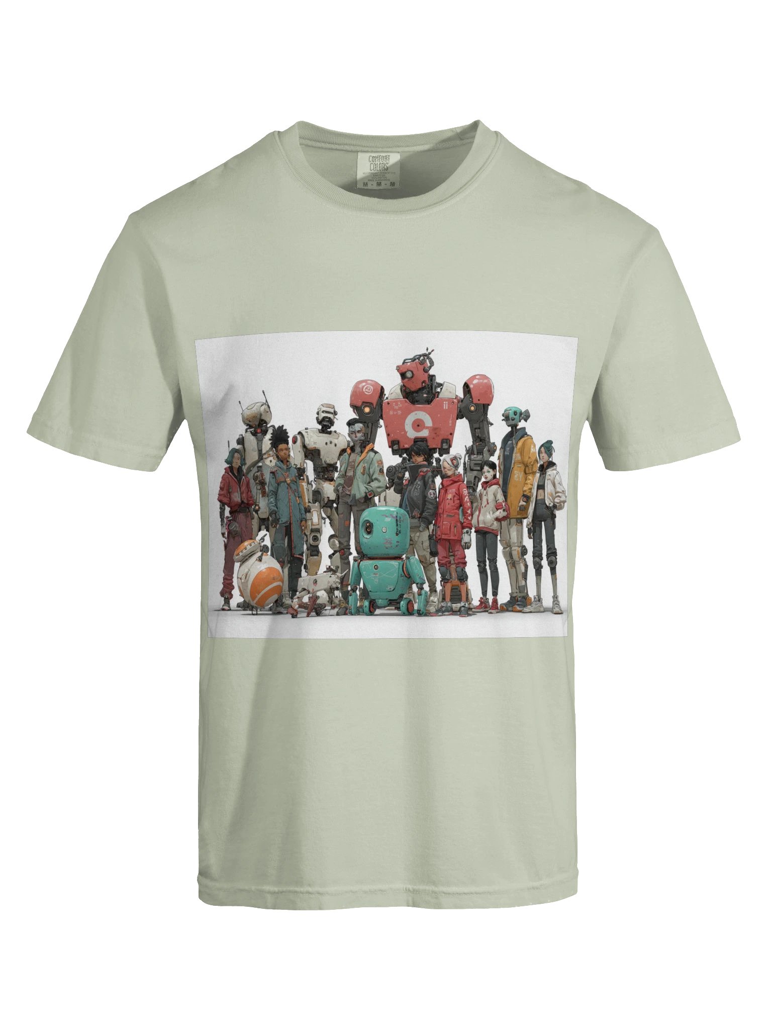 Kinetic Lab Crew Red Teal Tee product image (5)