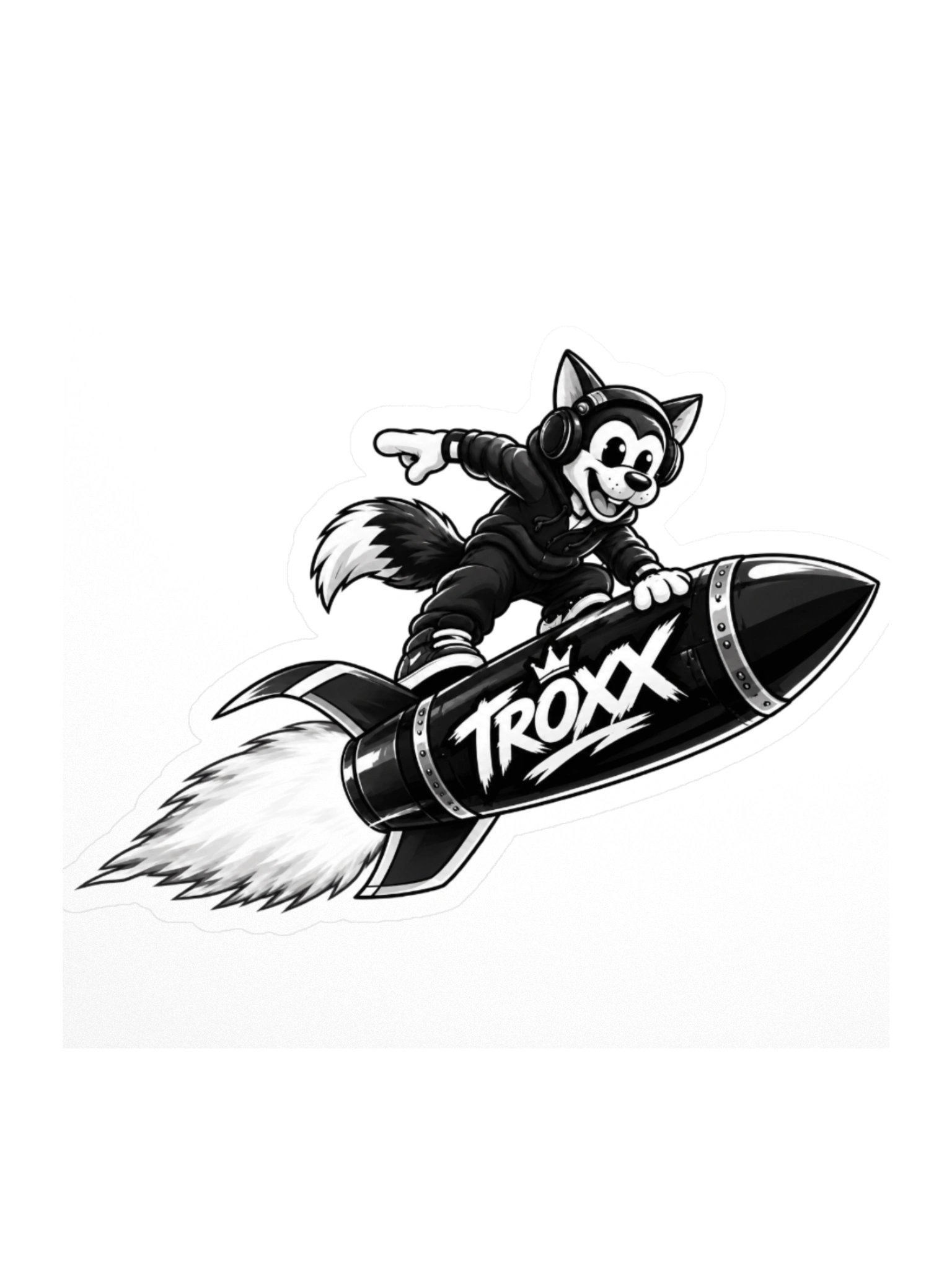 TROXX Rocket Fox Sticker product image (2)