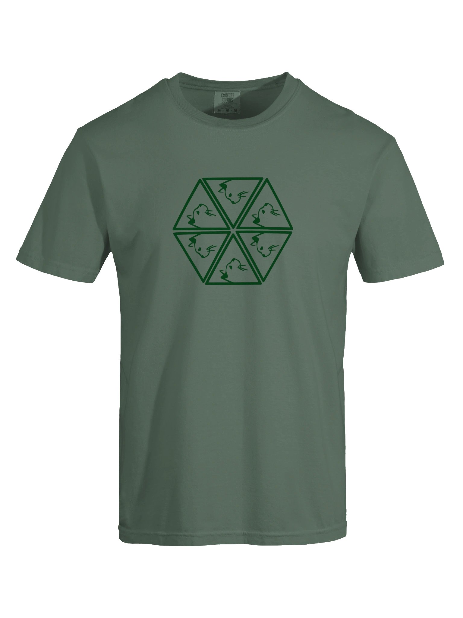 Mirror Image of a Cat in Dark Green |MAS FIT product image (37)