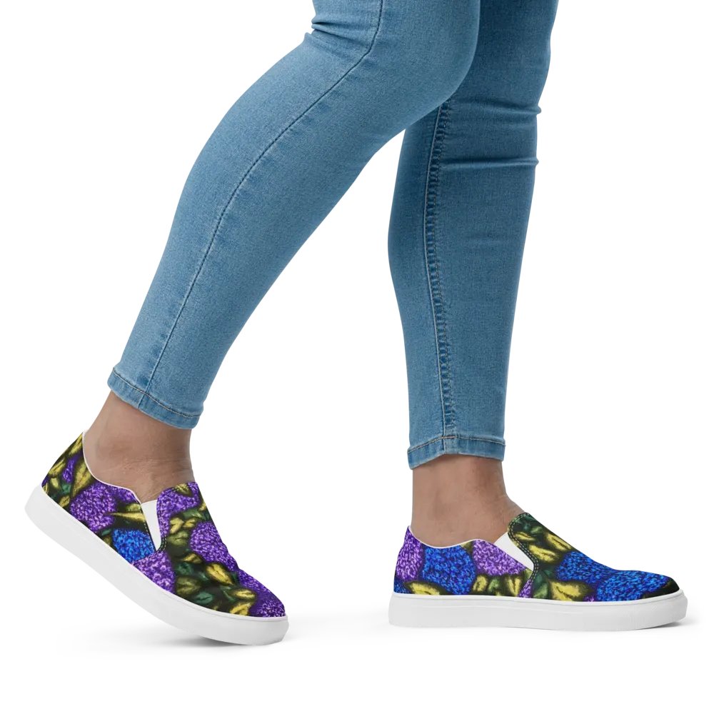 HYDRANGEAS women's slip-on canvas shoes product image (9)