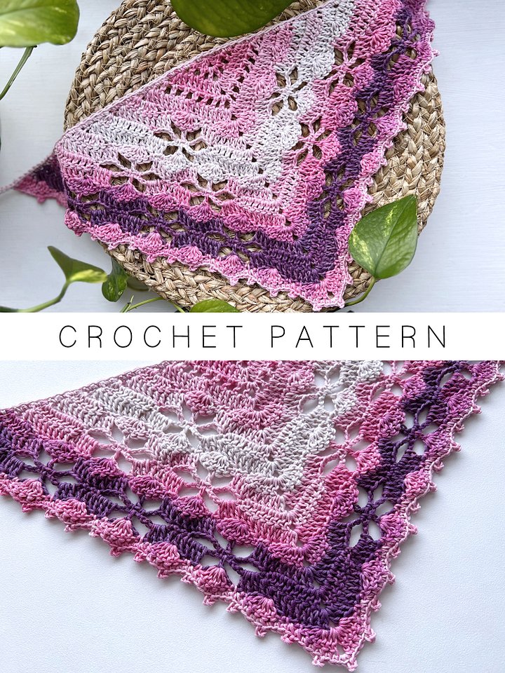 Crochet Pattern: Sakura Bandana V2 product image (1)
