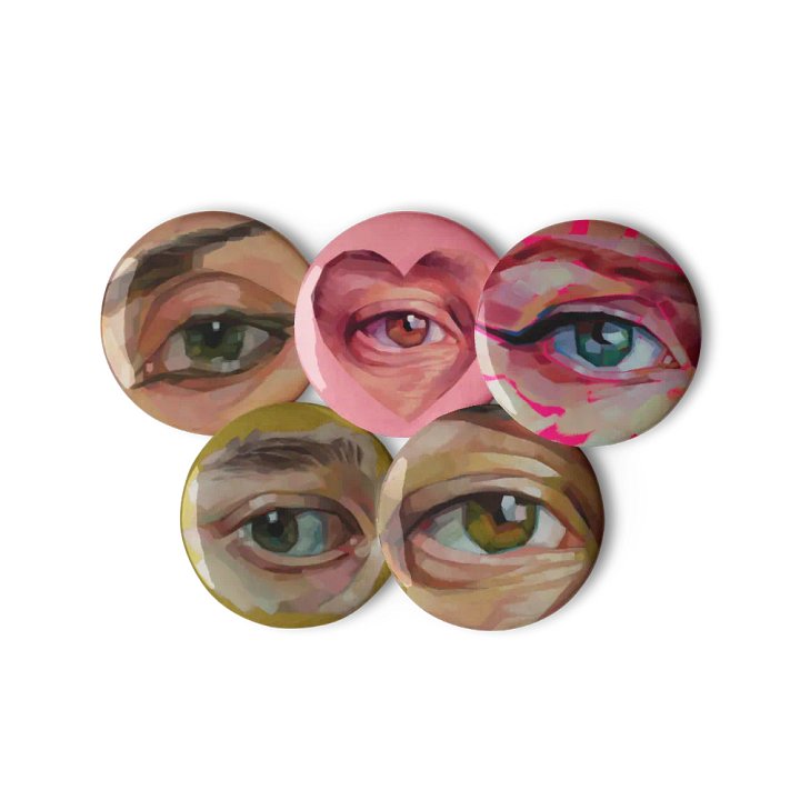 Eye Portrait Pin Set product image (1)