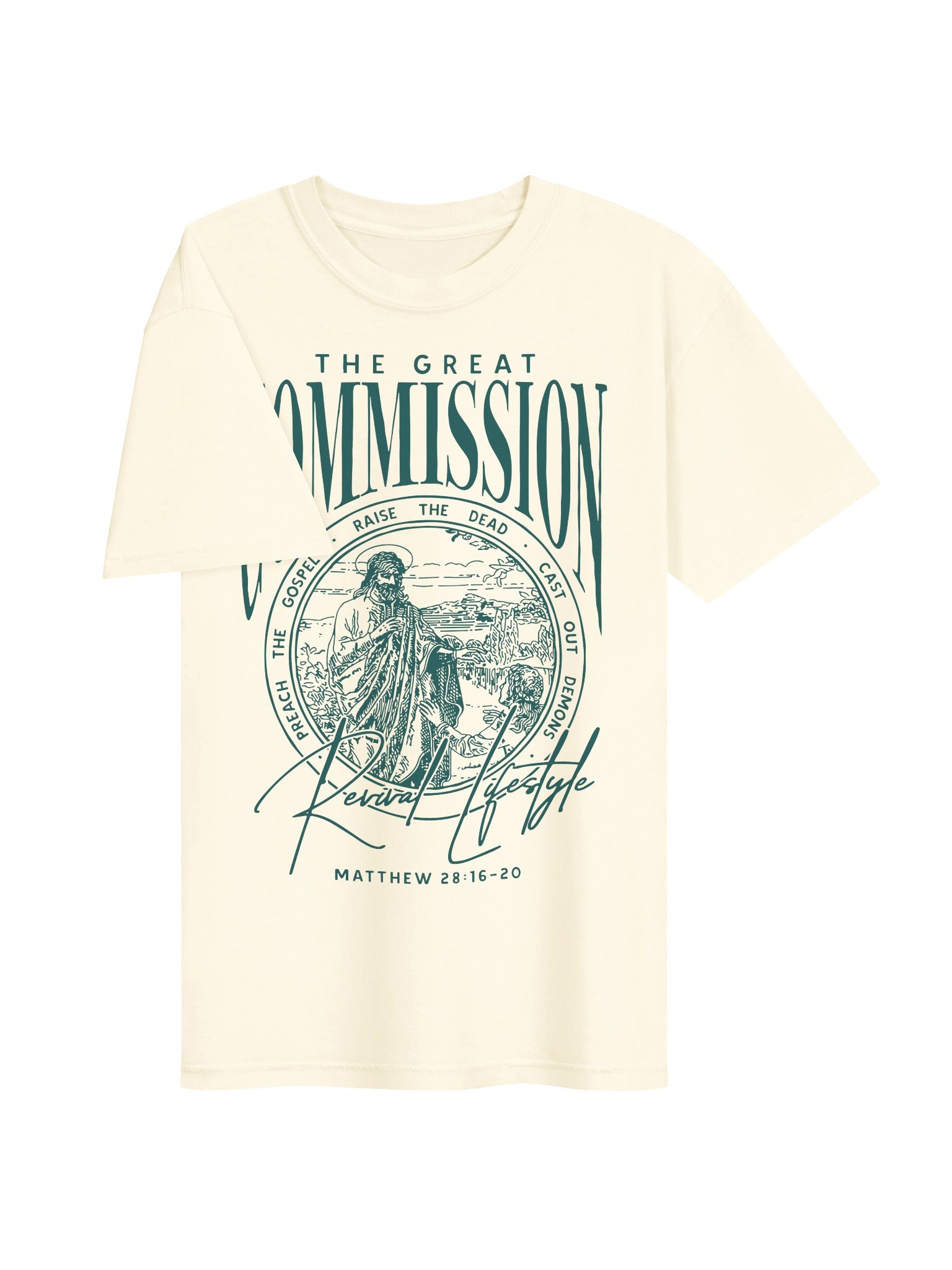 The Great Commission Vintage Christian T-Shirt – Revival Faith Graphic Tee product image (23)
