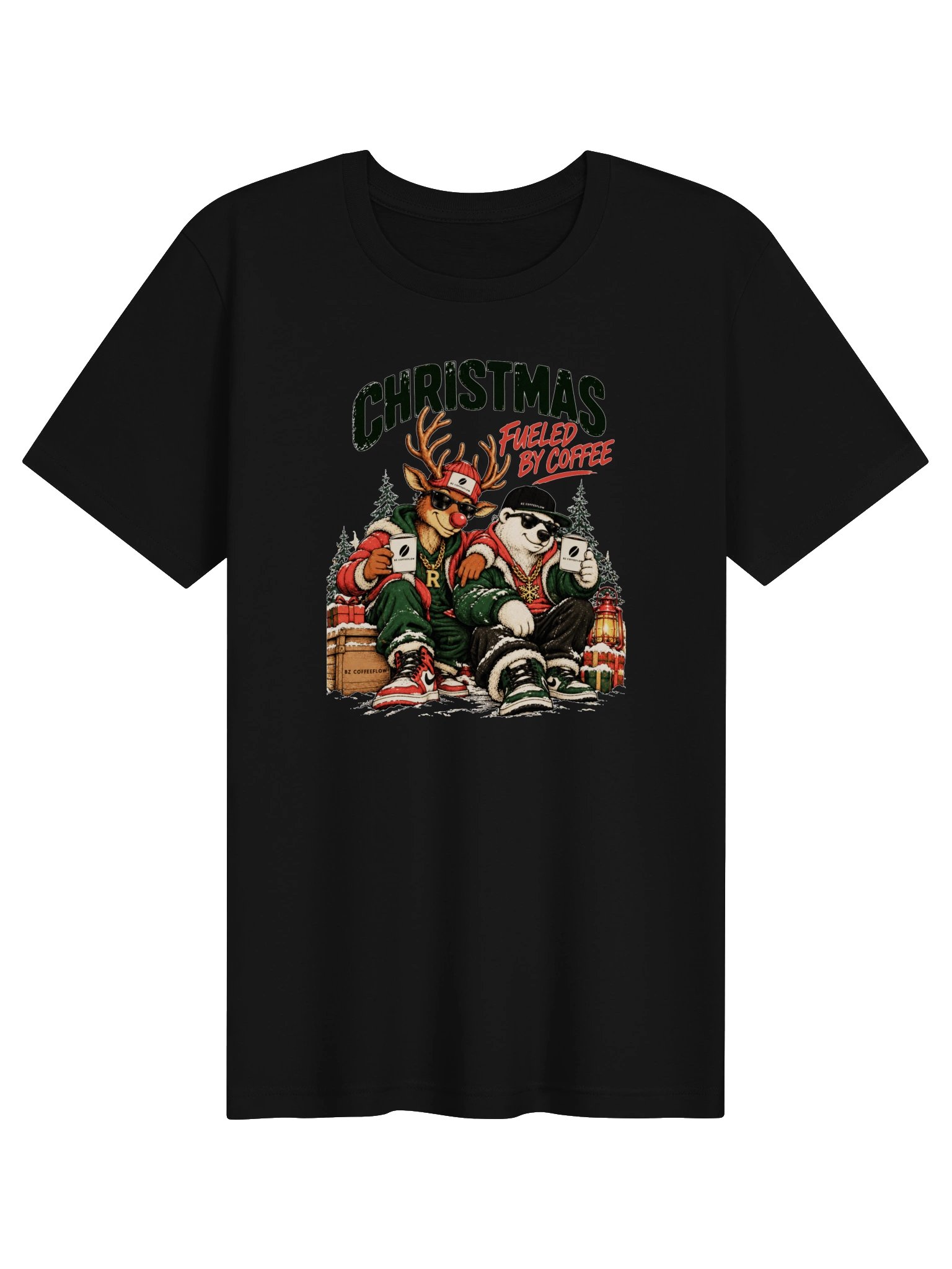 Christmas Fueled by Coffee – Women’s T-Shirt product image (1)