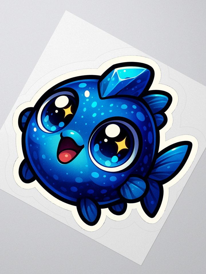 Lapis Lazuli Fish Stickers product image (4)