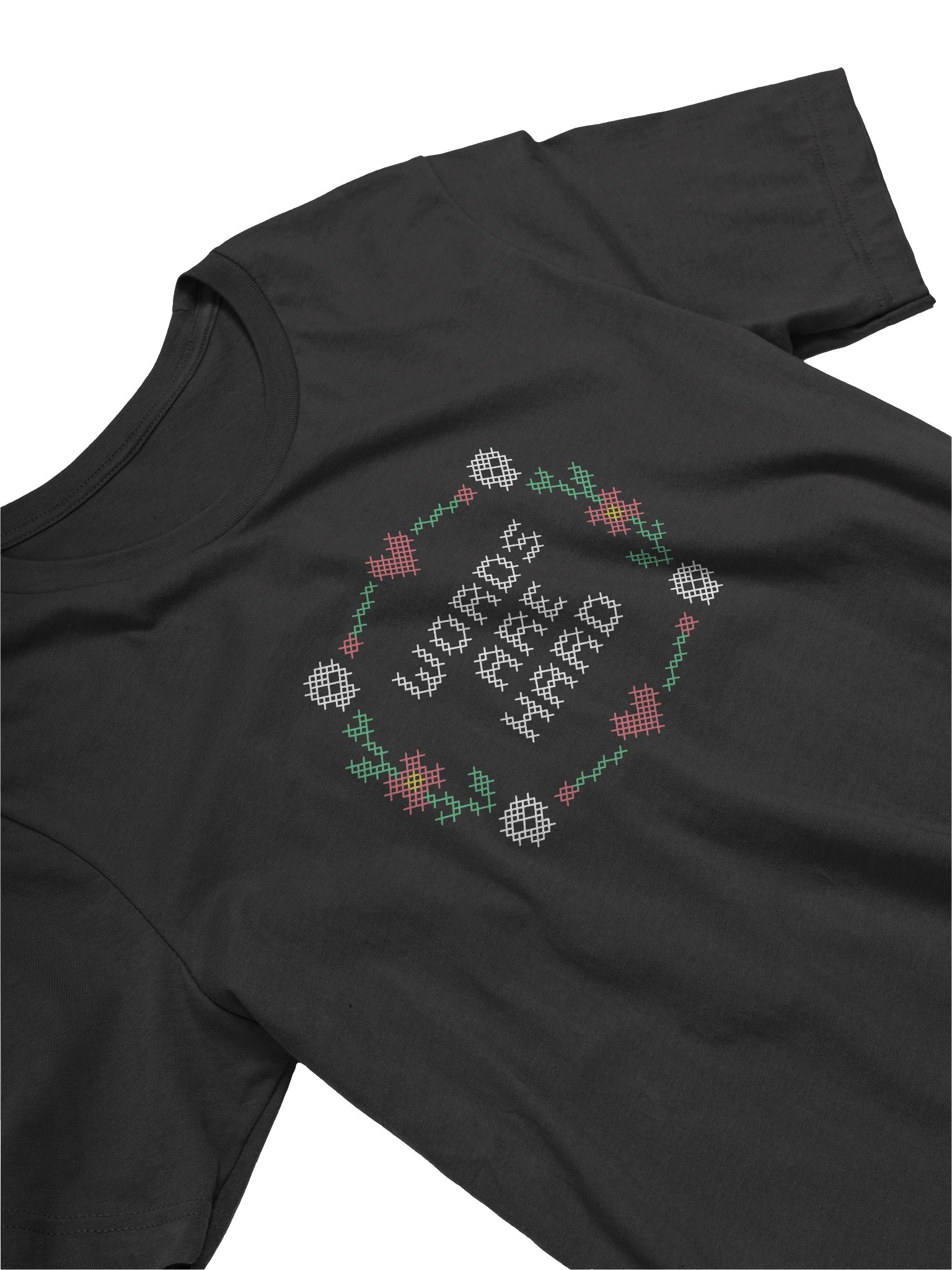 Words Are Hard Cross Stitch Tee product image (2)