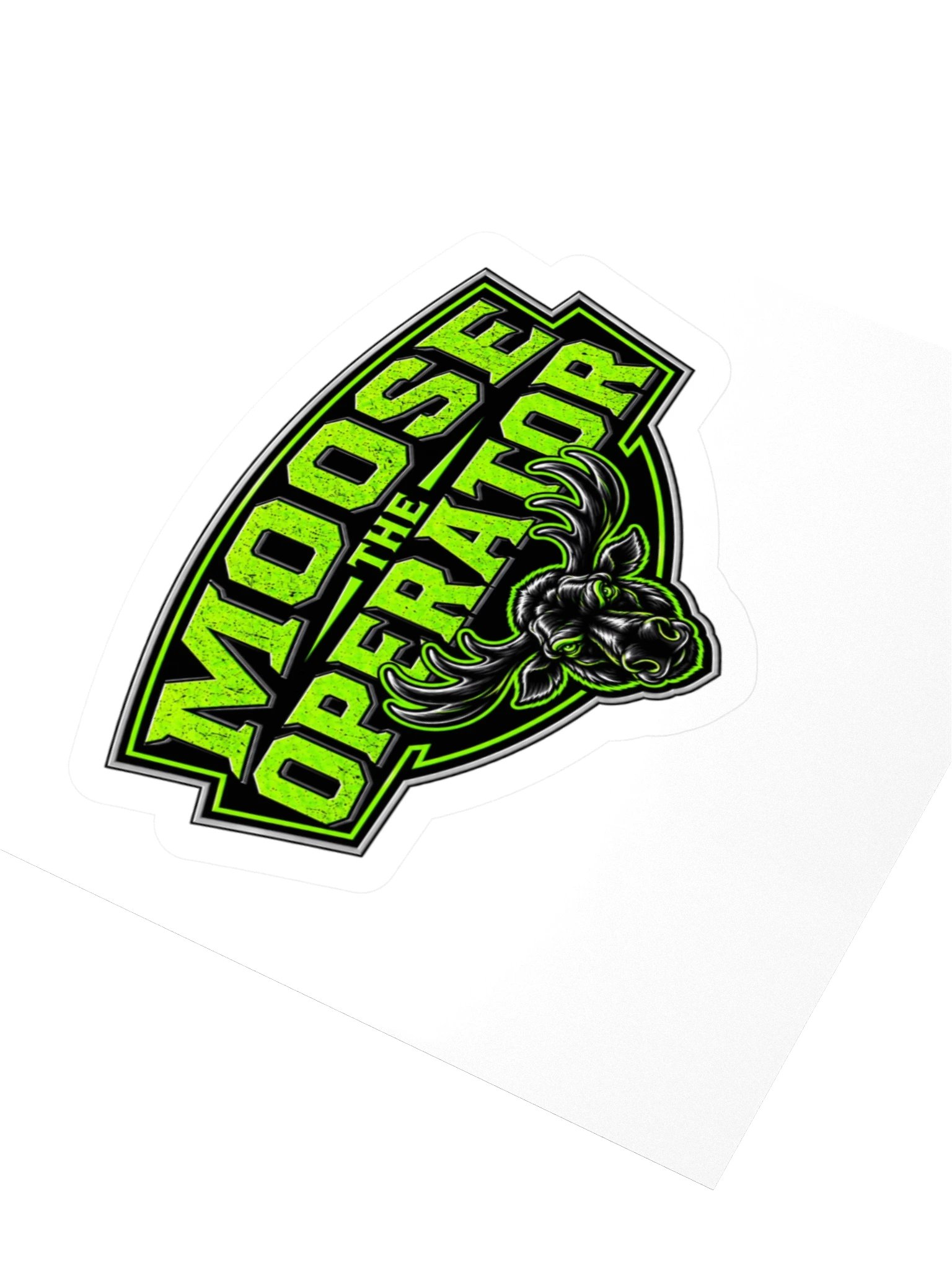 Moose Shield Sticker (Green) product image (3)