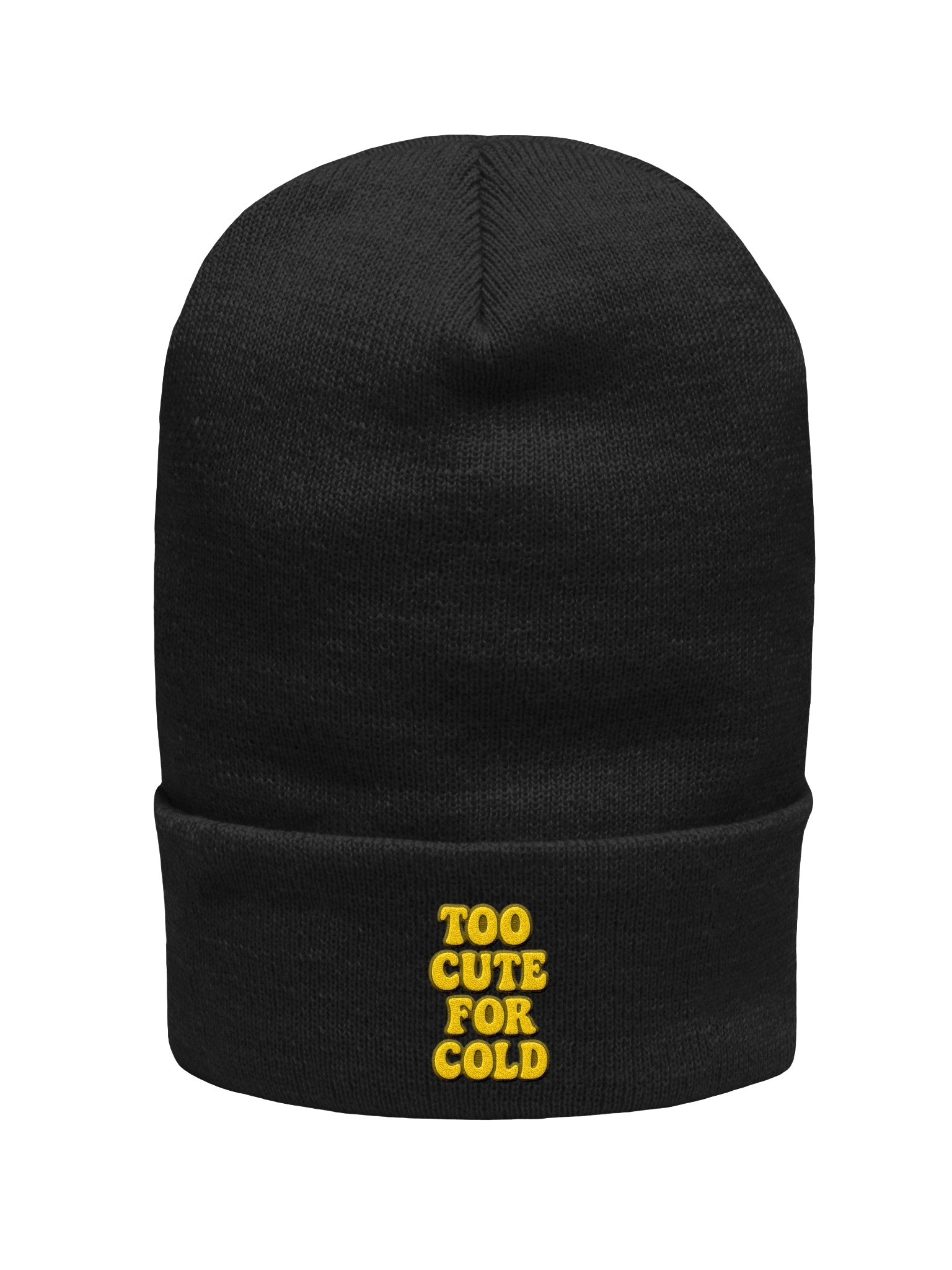 💖 “Too Cute for Cold” Cozy Beanie product image (1)