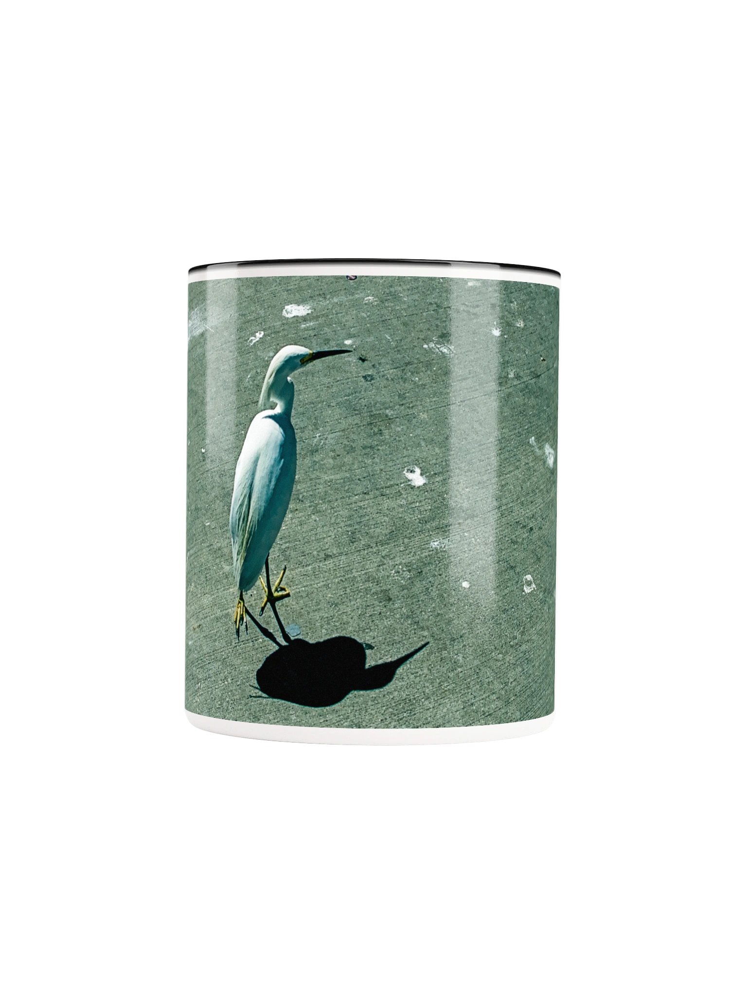 Snowy Egret 2-tone Ceramic Mug product image (27)