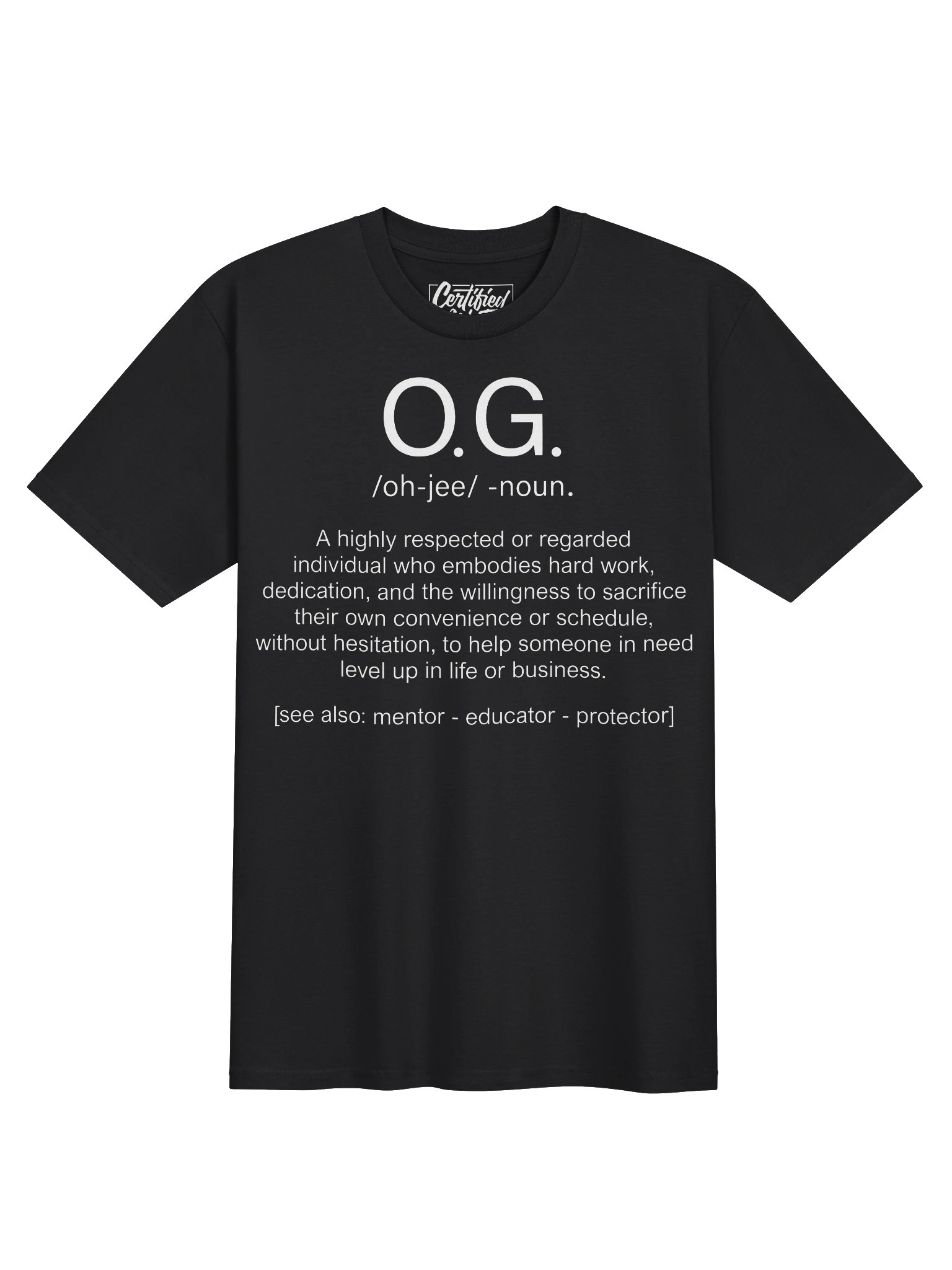 CBF - O.G. DICTIONARY TEXT TEE product image (1)