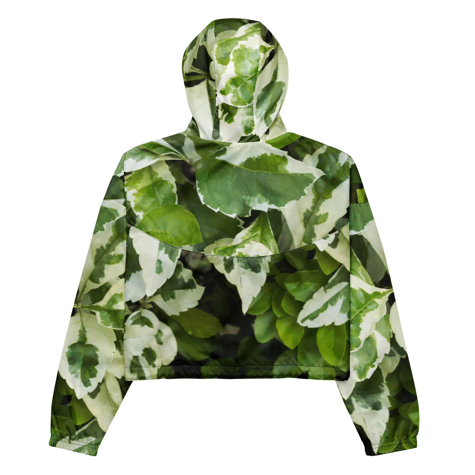 Moss & Parch All-Over Print Women's Cropped Windbreaker product image (5)