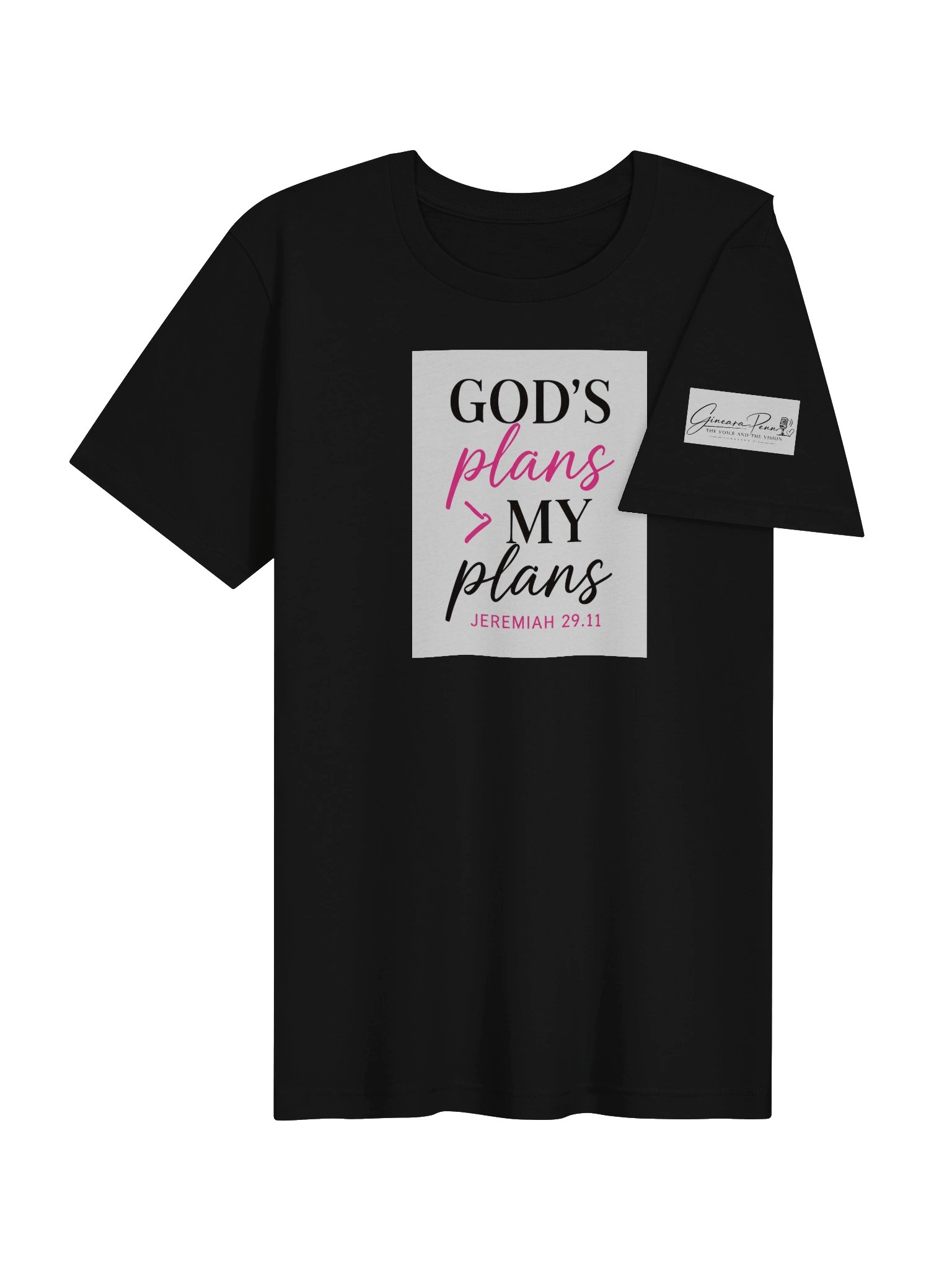 God's Plans Tee-Black product image (4)