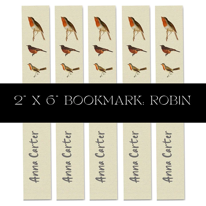 Robin Bookmark product image (1)