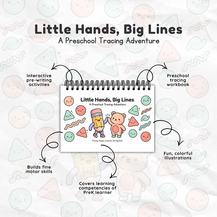 Little Hands, Big Lines: A Preschool Tracing Workbook Bundle product image (2)