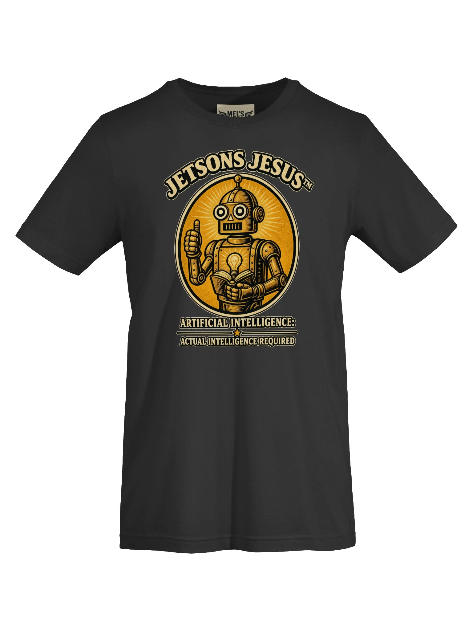Jetsons Jesus™ T-Shirt | Artificial Intelligence, Actual Intelligence Required product image (4)