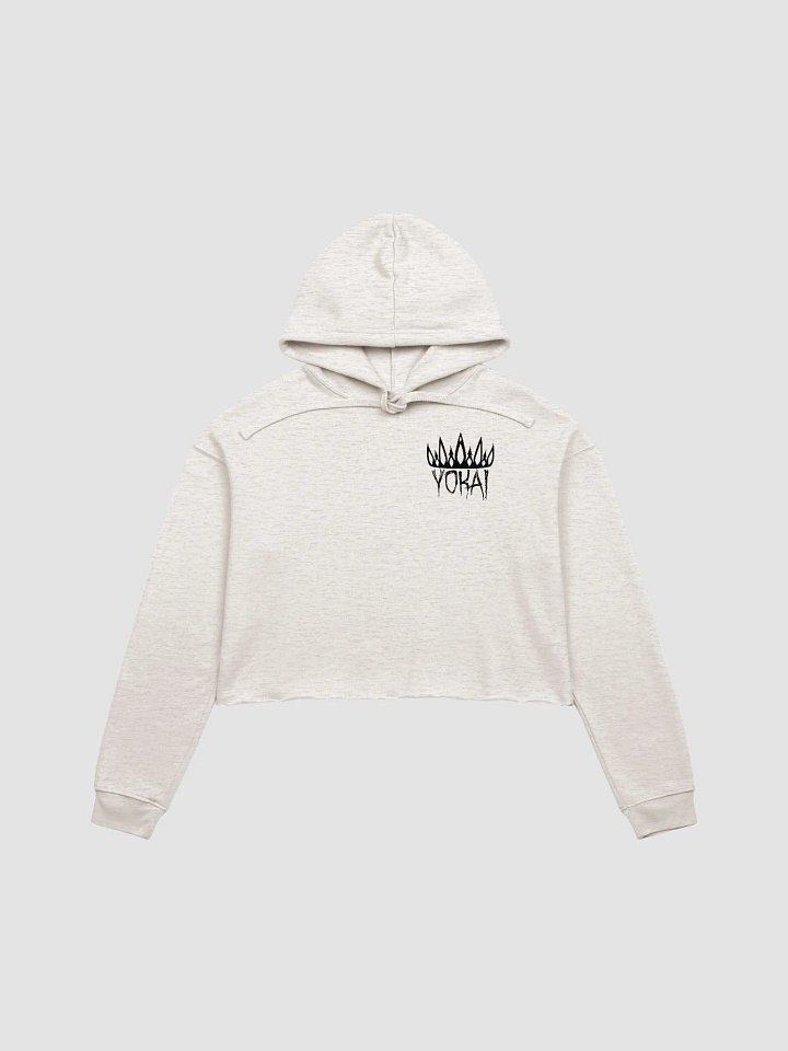 Yokai Queen (Small Black Logo) - Cropped Sweatshirt product image (1)