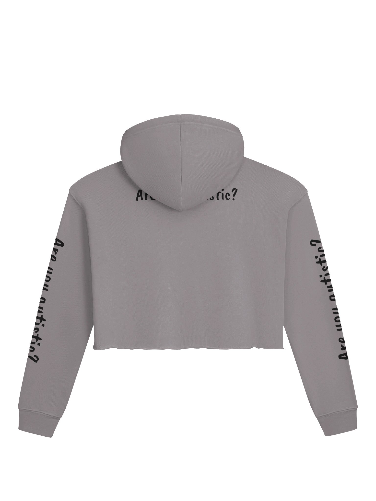 'Are you autistic?' Crop Hoodie product image (4)