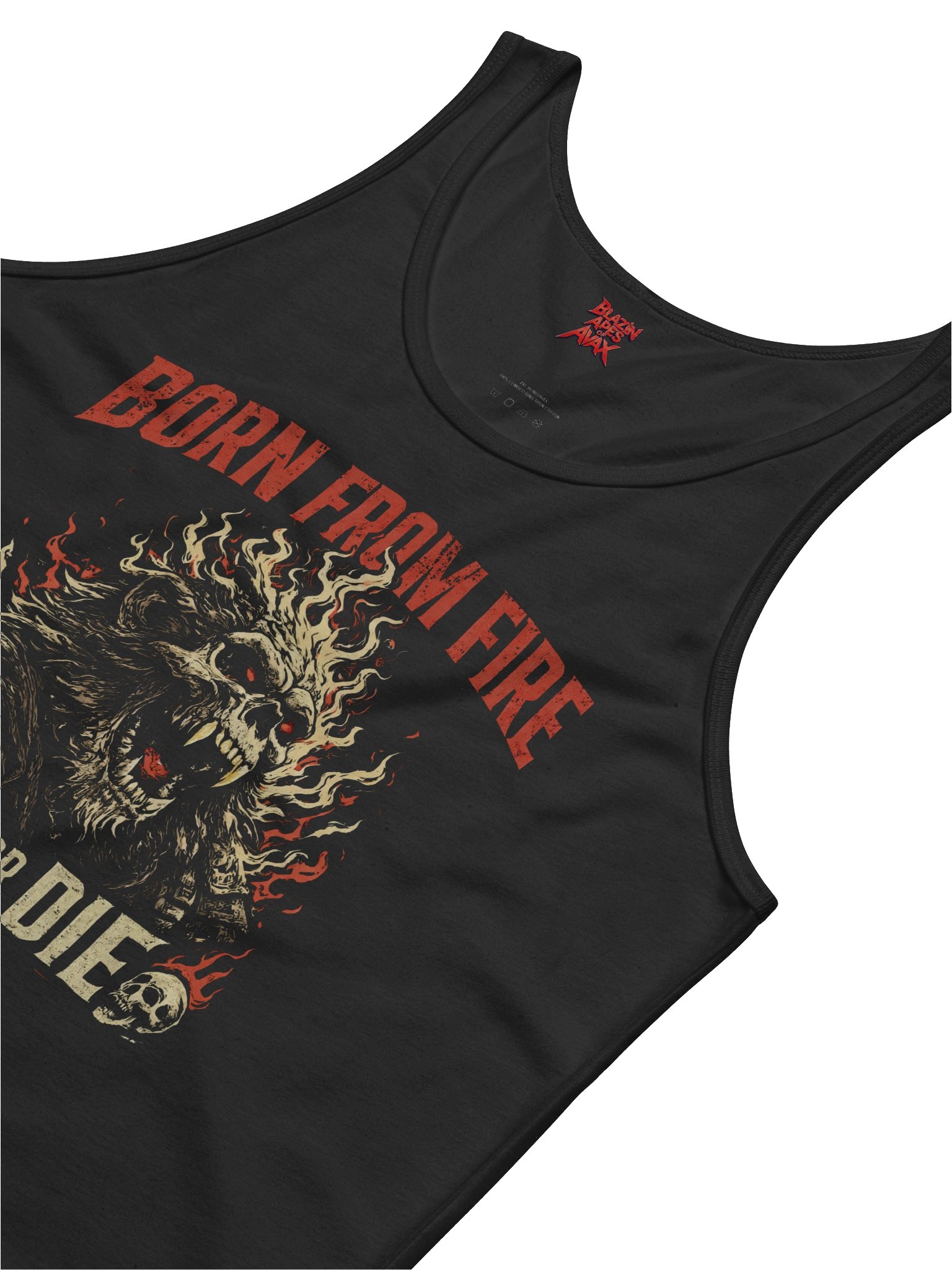 Born from Fire, Live on AVAX Tank-top product image (3)
