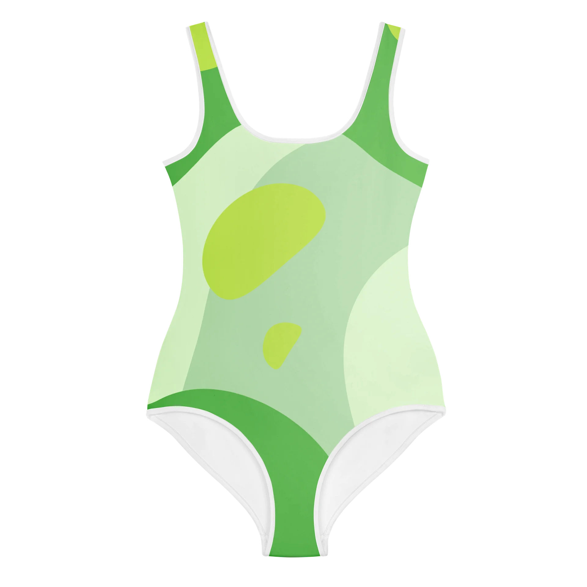 Abstract Green Splash Youth Swimsuit product image (3)