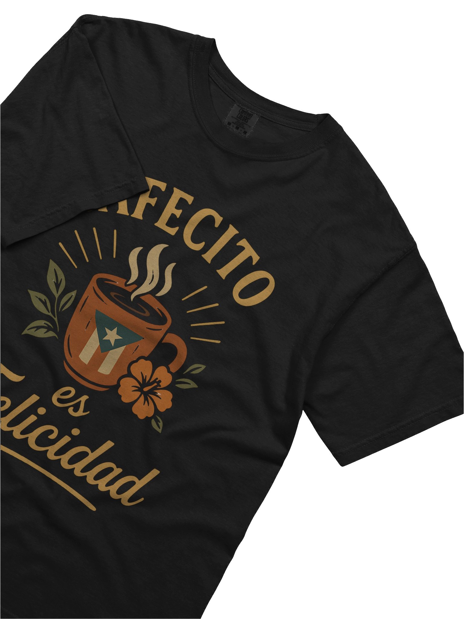 Cafecito Es Felicidad Camiseta Unisex product image (2)