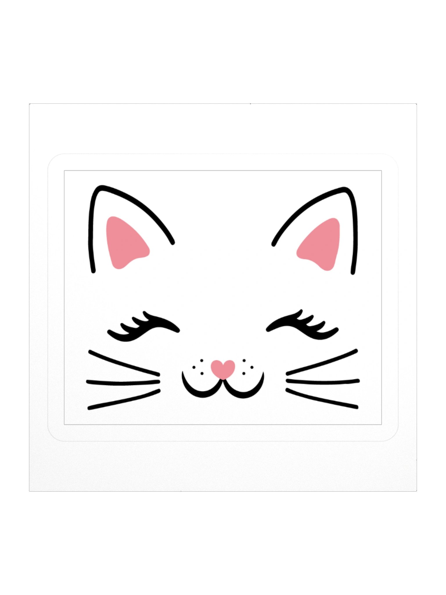 Smiley Cat Sticker product image (1)