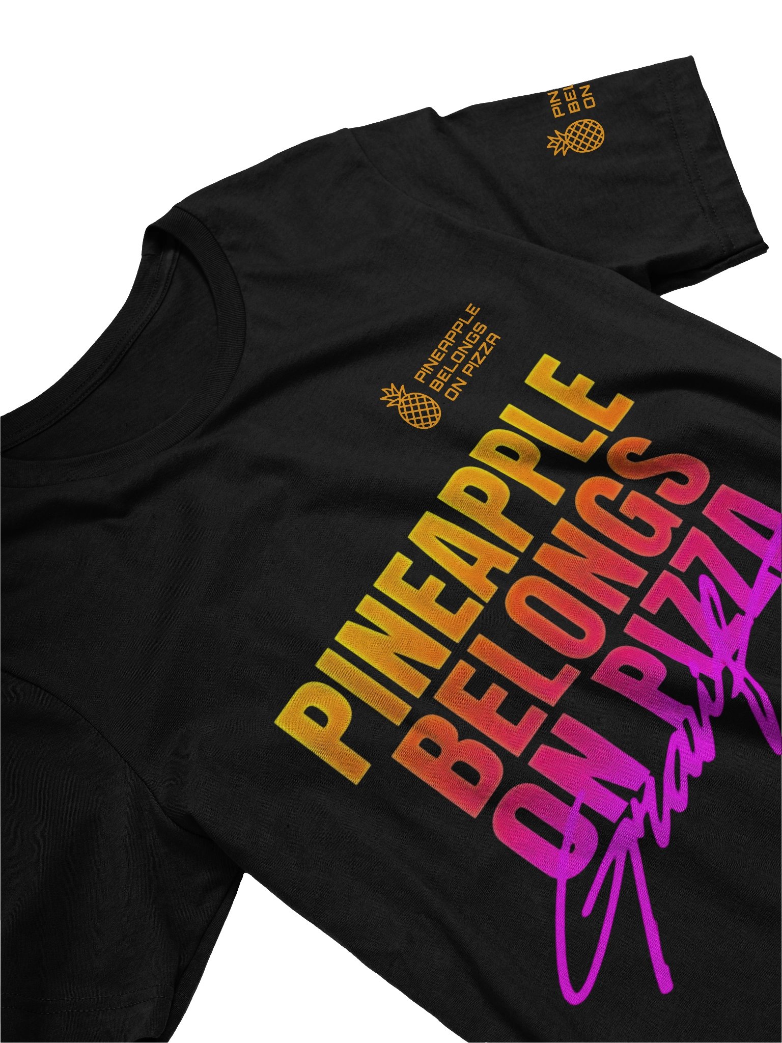 Pineapple Belongs On Pizza — Statement Graphic Tee product image (3)