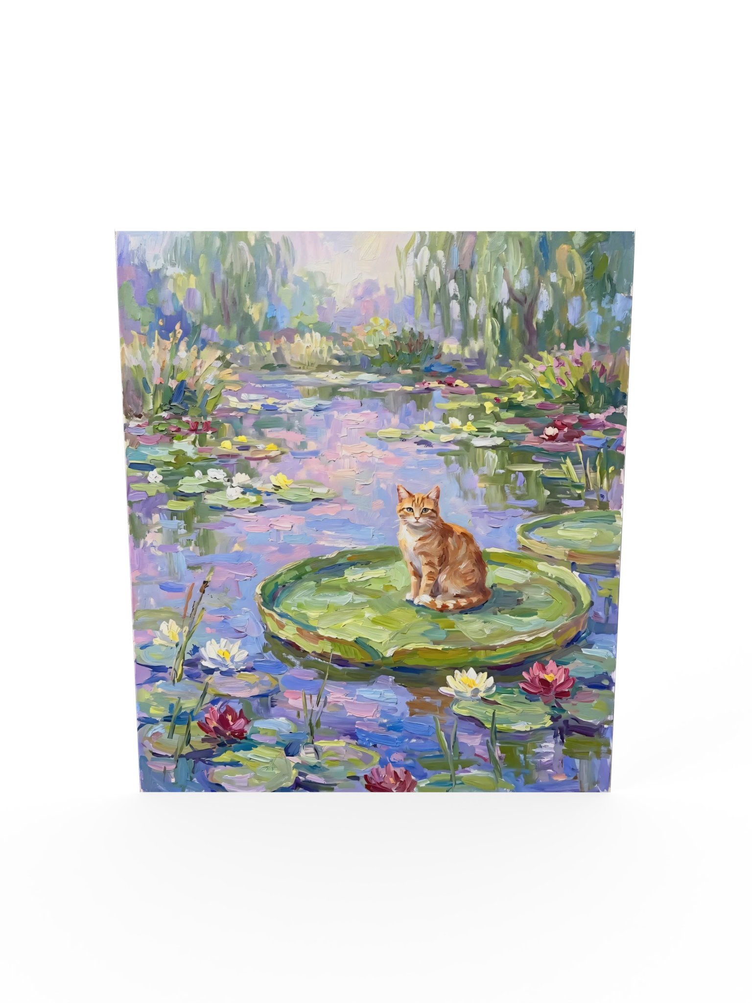 Water Lilies Cat Poster product image (19)