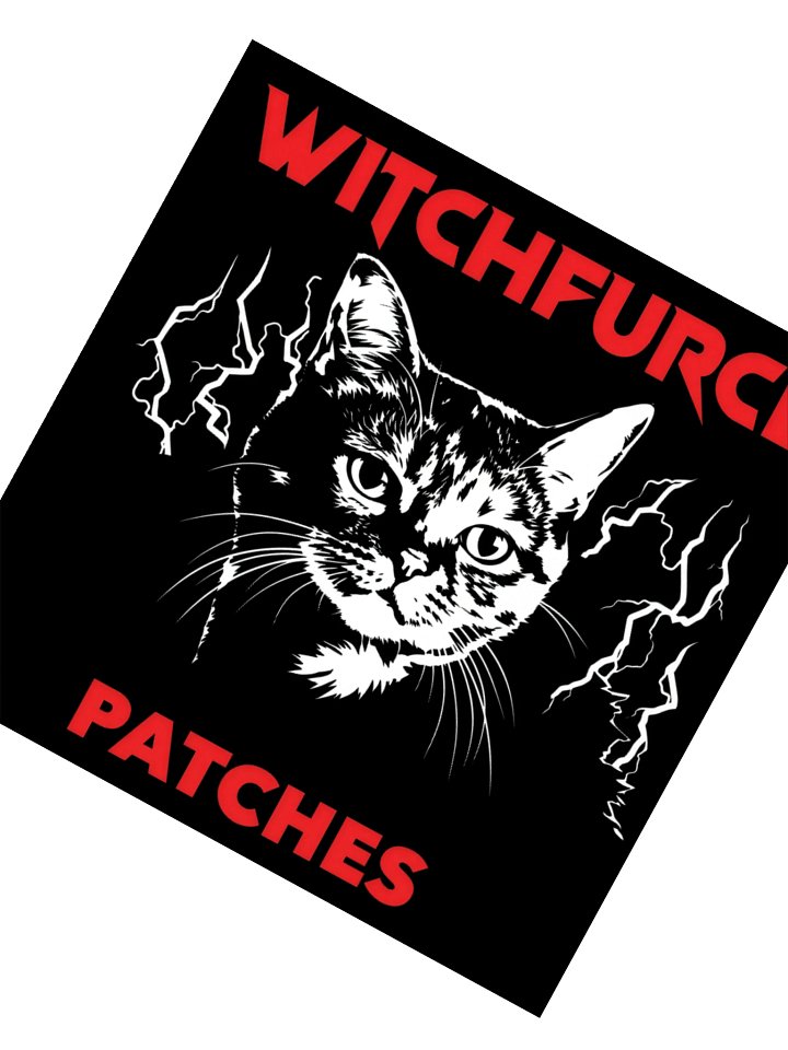 Cats and Metal — Witchfurce Patches Sticker product image (10)