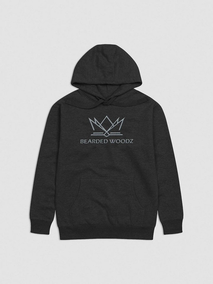 Women's Bearded Woodz Hoodie (Grey Embroidery) product image (1)