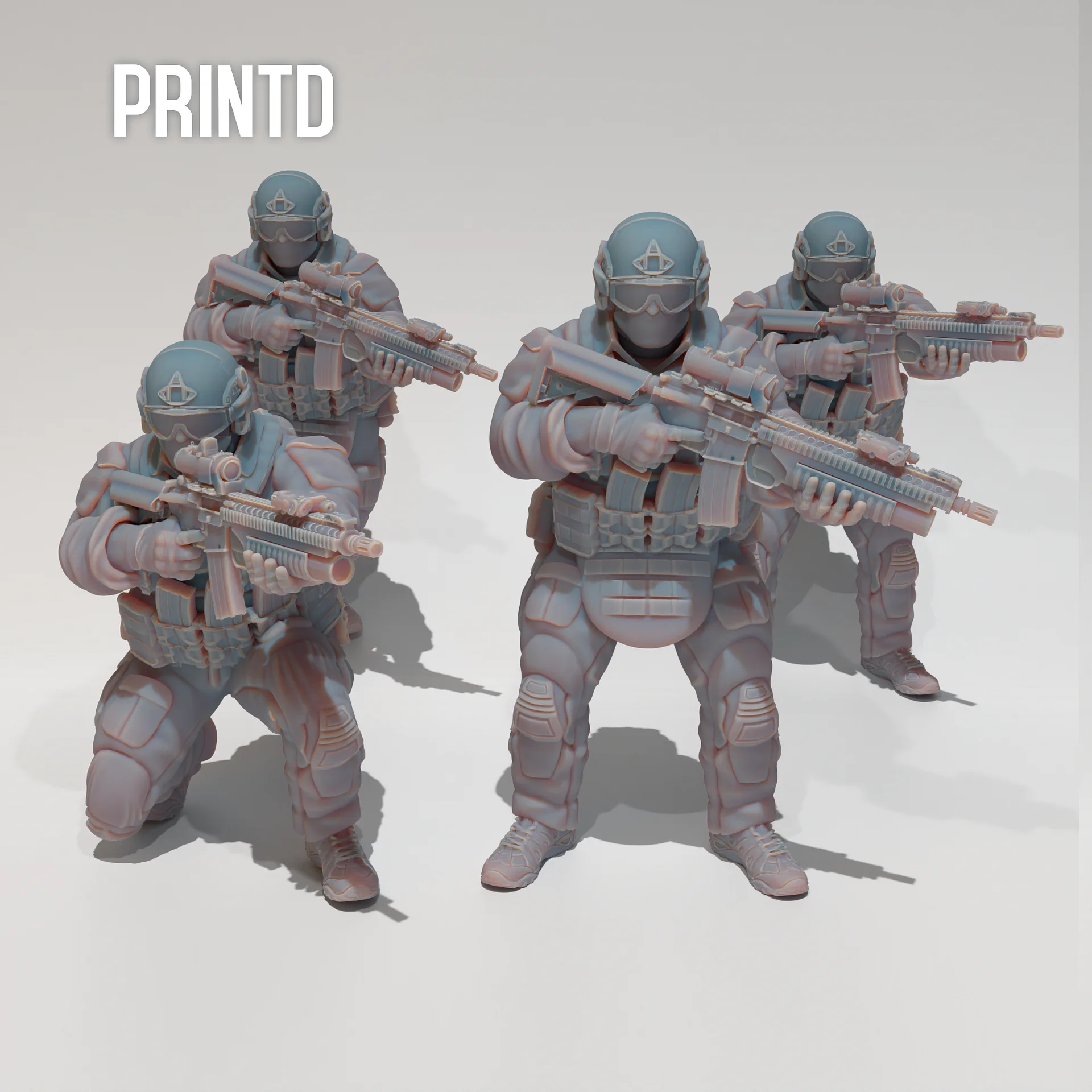 USMC MARSOC Grenadier Team - Modern Warfare Wargame Hobby Resin Scale Models product image (1)