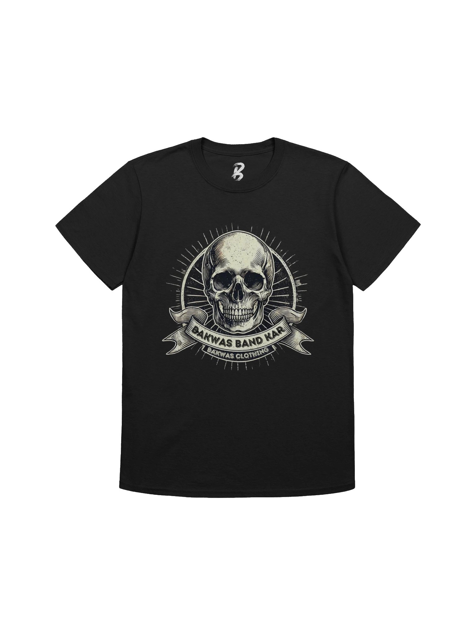 Bakwas Band Kar Skull Tee – Desi Graphic T-Shirt product image (1)