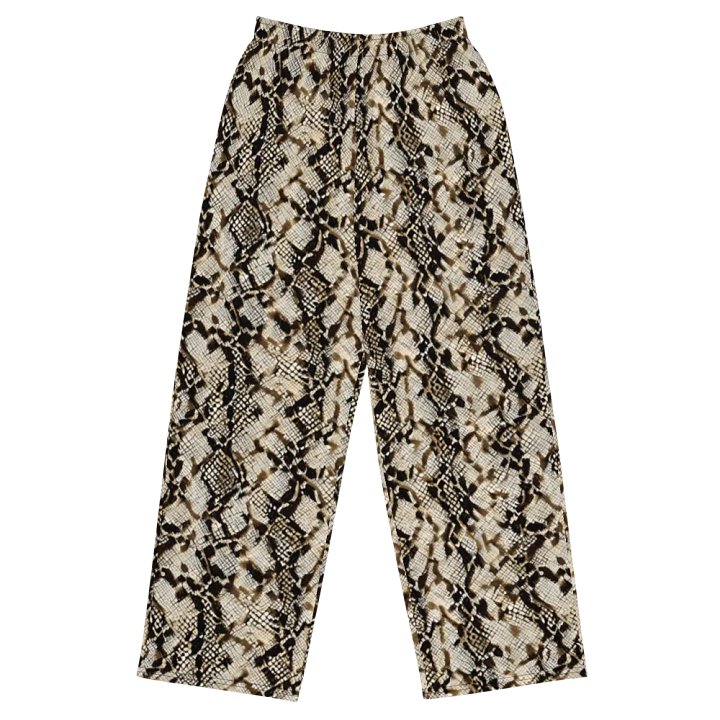 Beige Snake Pattern Pants product image (1)