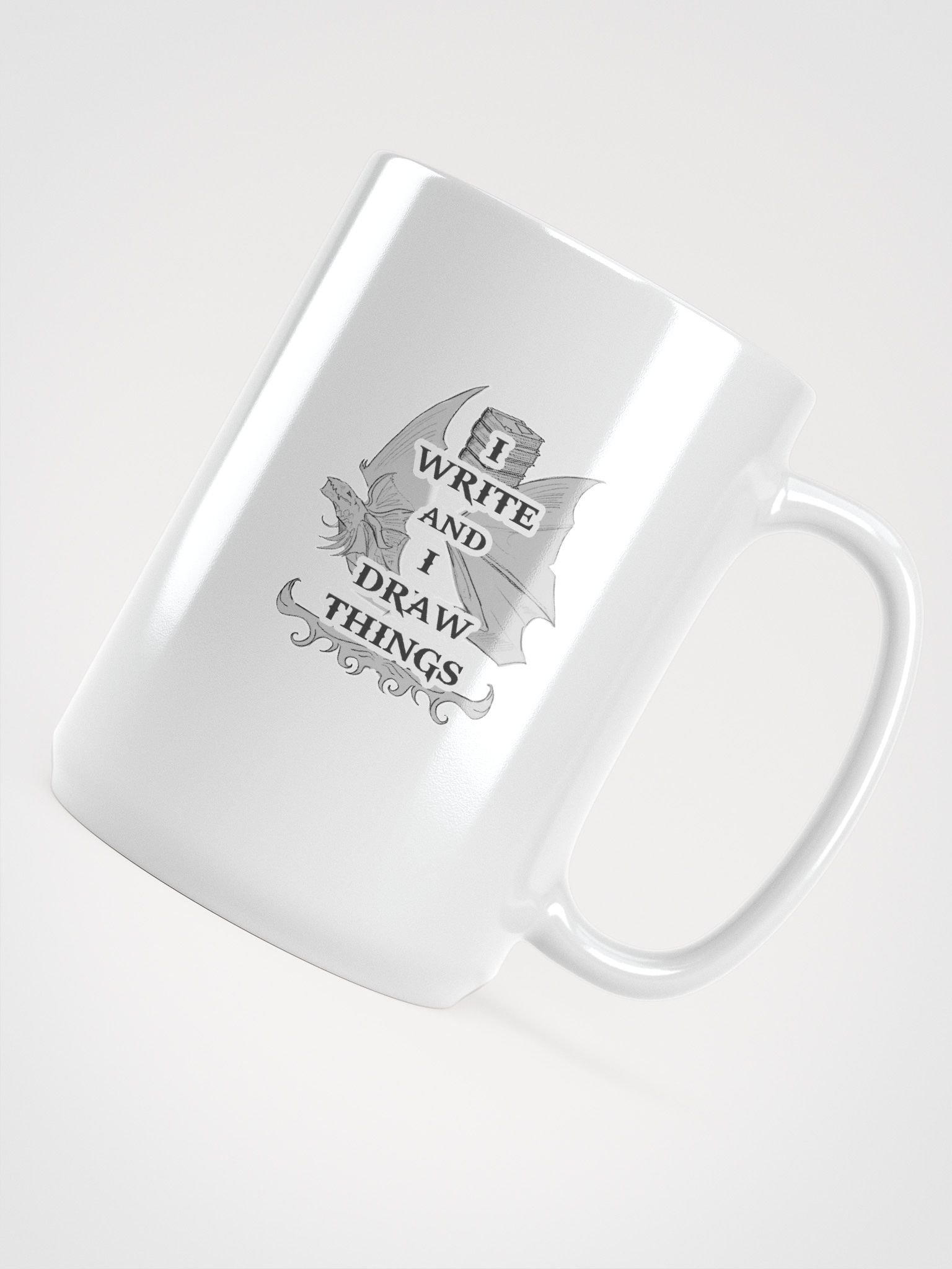 I Write And I Draw Things - Mug product image (4)