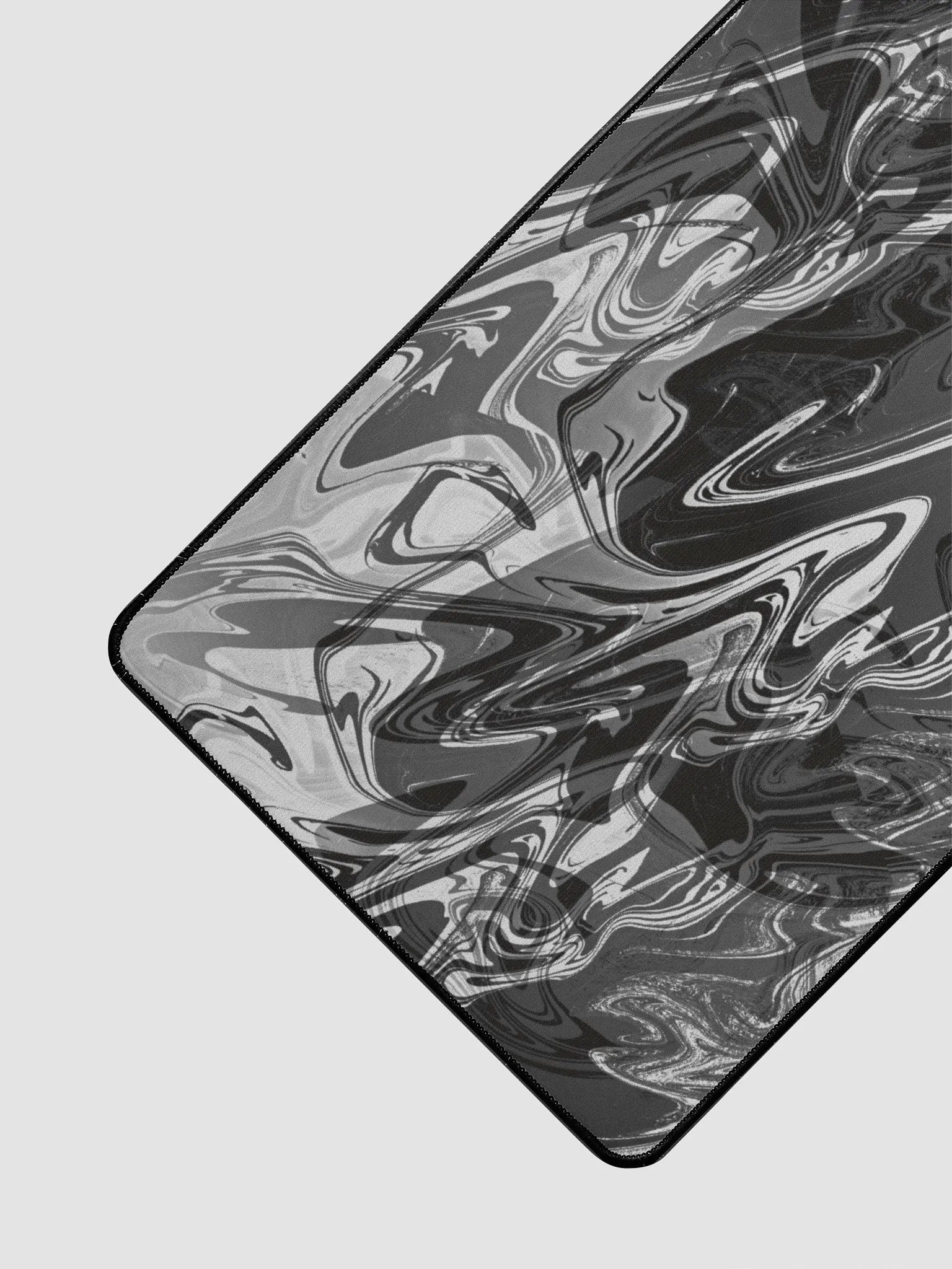 Black and White Swirl Pattern Desktop Mat product image (3)