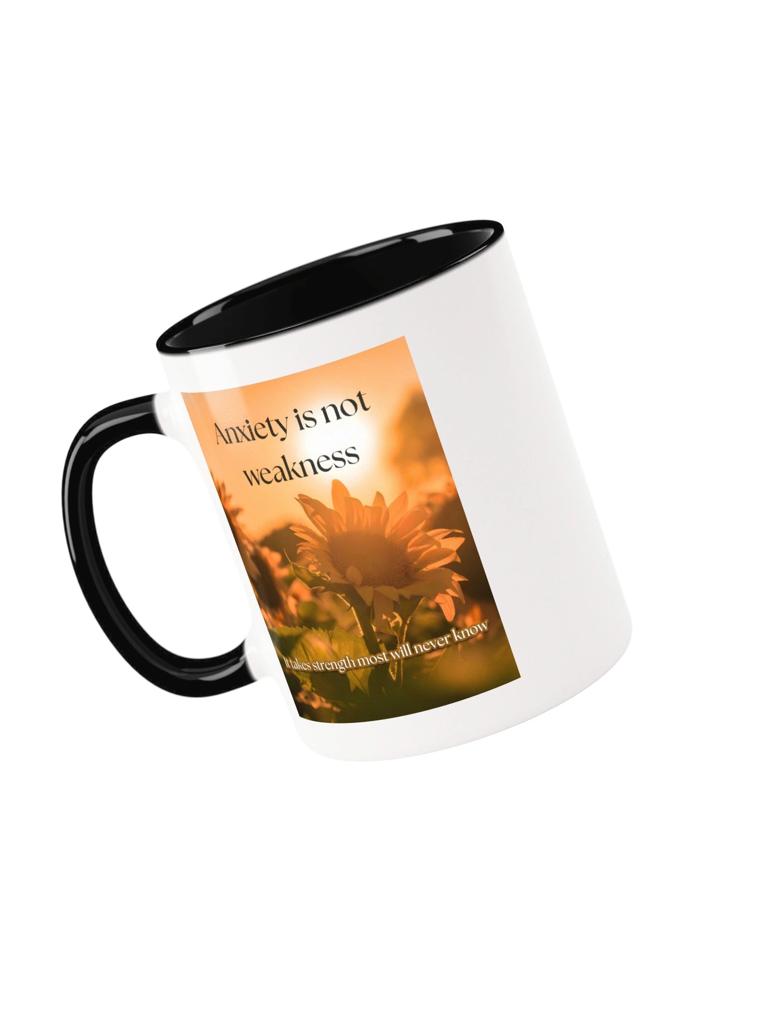 Mind Matter- Anxiety Takes Strength - Multi Colored Mug product image (30)