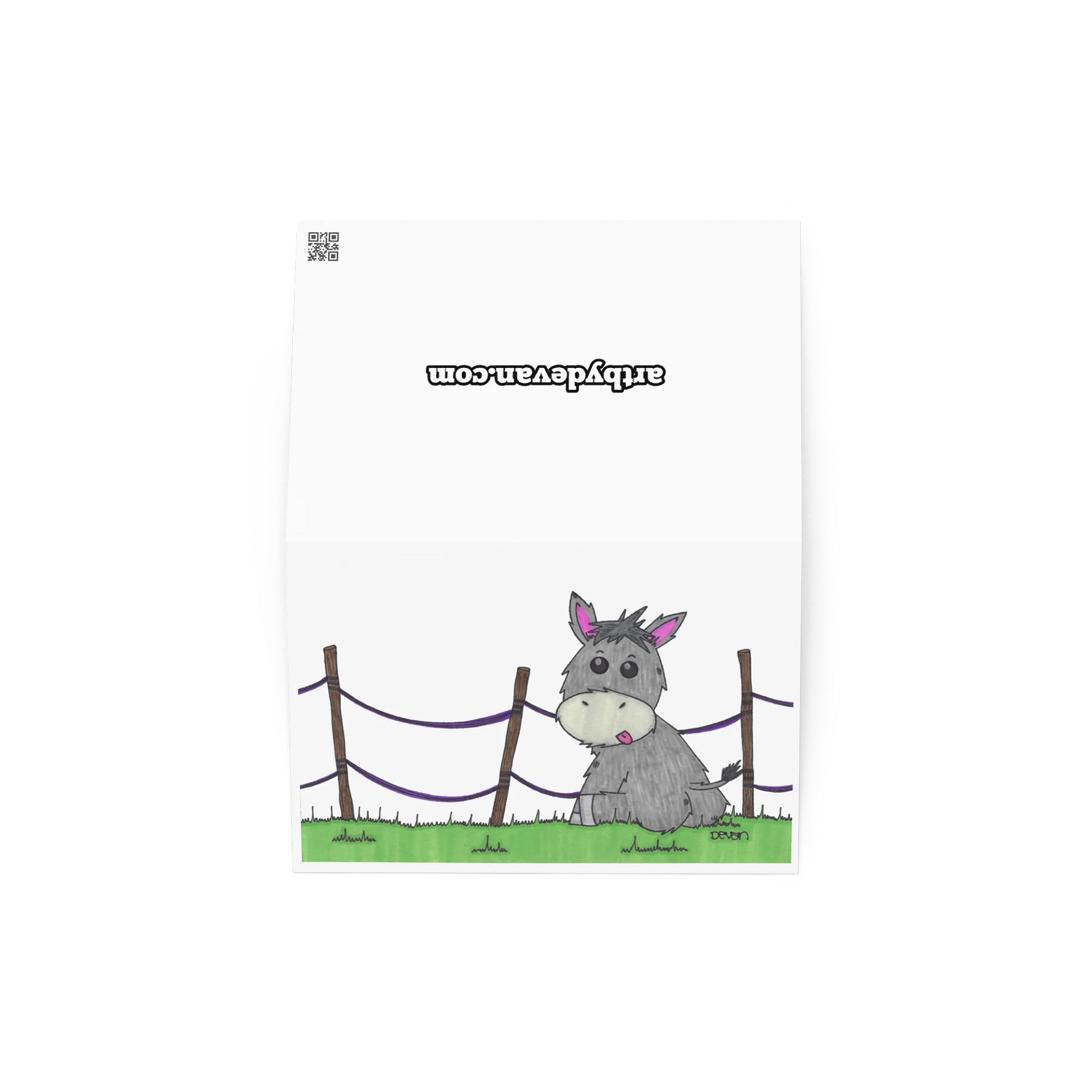 Motivational Animal Card: Donkey product image (2)
