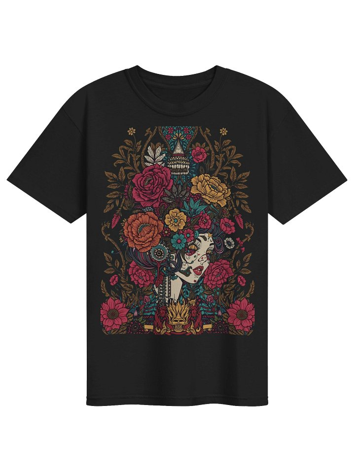 Midnight Blossom Portrait Heavyweight Tee product image (1)