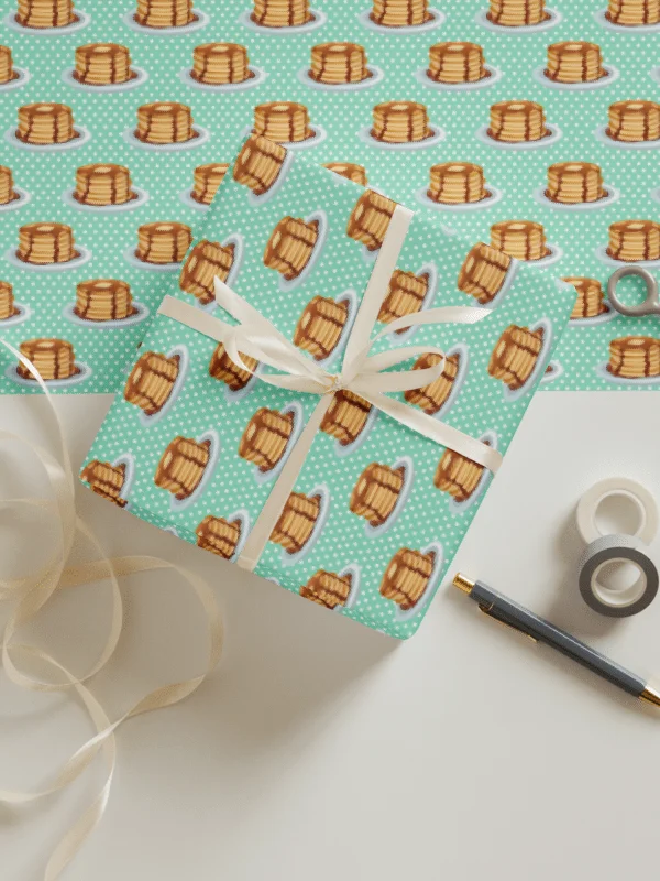 Pancakes & Polkadots Wrapping Paper, 3 Pack product image (1)