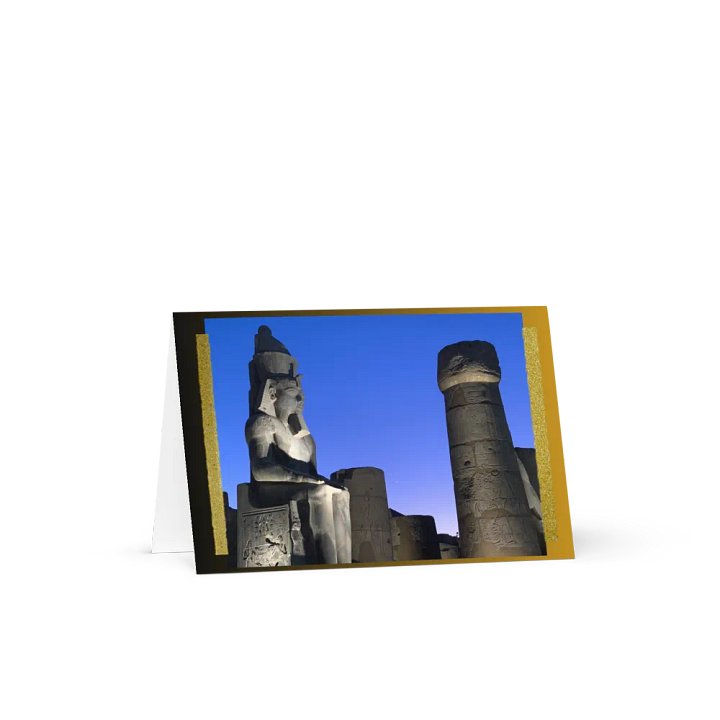 Twilight at Luxor Temple Greeting Card product image (1)